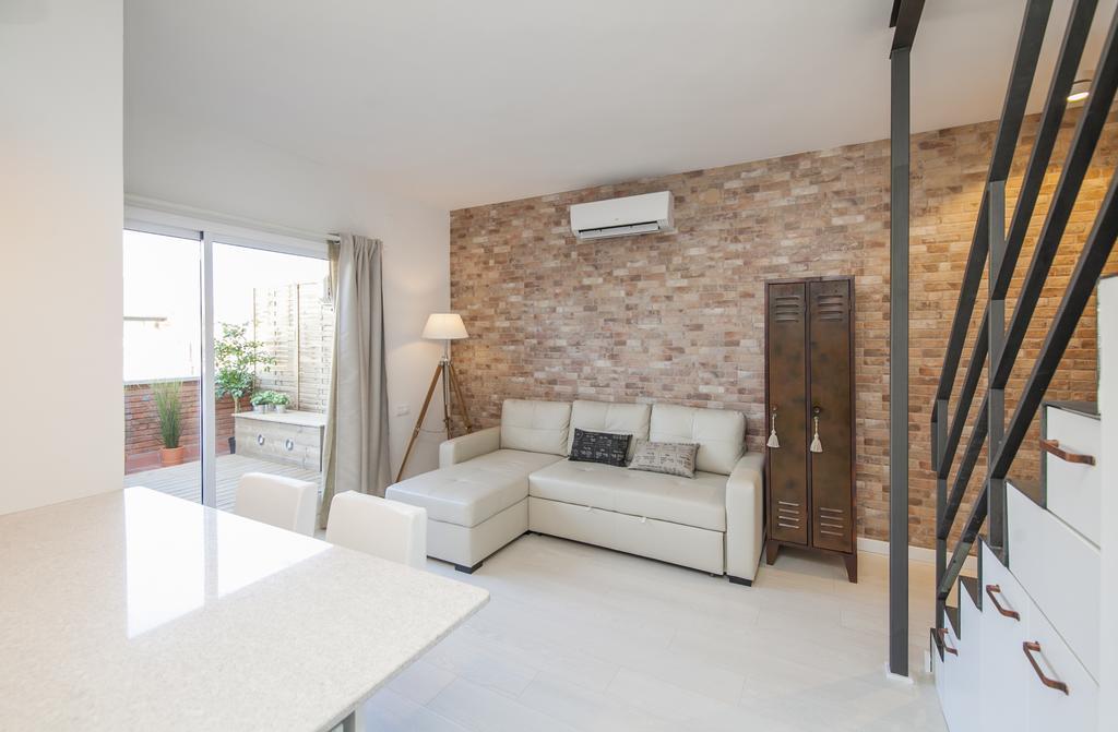 Barcelona Penthouse Private Terrace Sustainable Stay Keyless Access Dış mekan fotoğraf
